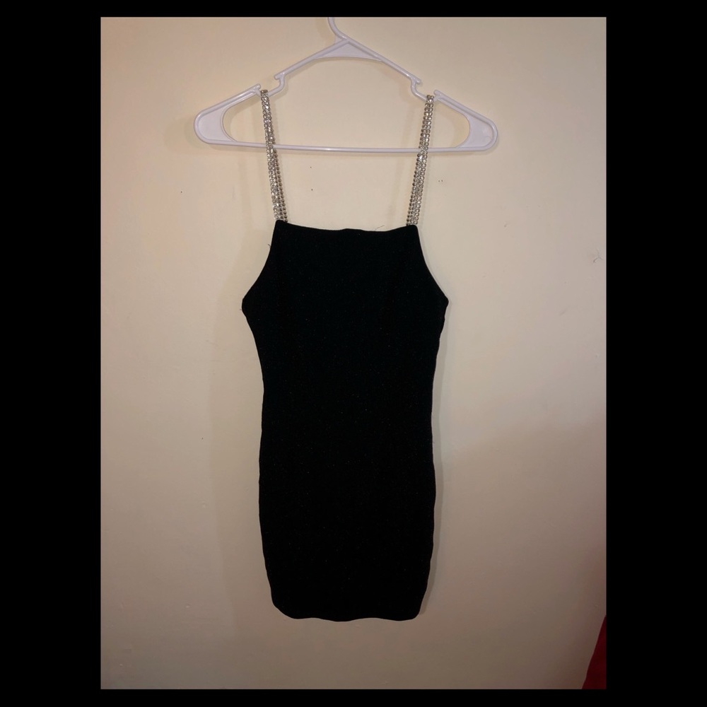 Black cocktail dress